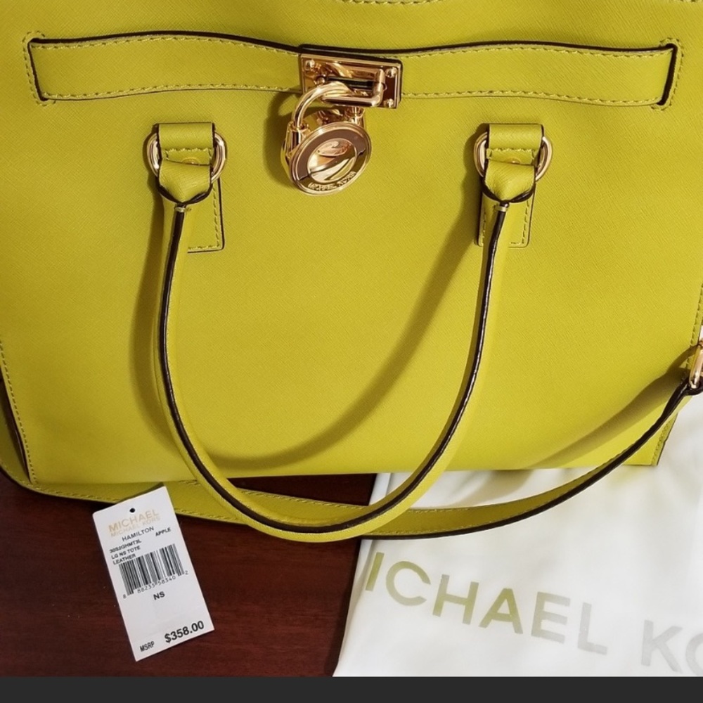 Michael Kors Hamilton Saffiano Large Satchel - Picture 6 of 6